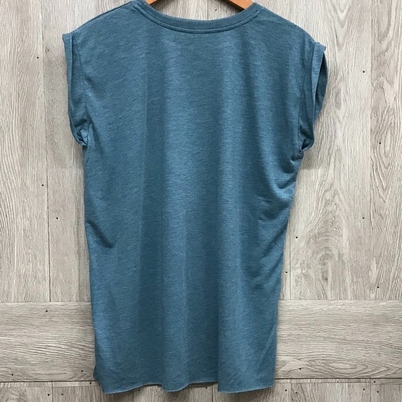 Anchor Distressed Handmade Muscle Tank BB759 - Picture 2 of 3